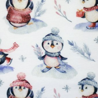 Kuschelsweat COSY PINGUINE by Swafing 