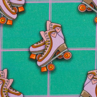 Happy Canvas Story by Cherry Picking Skates mint 