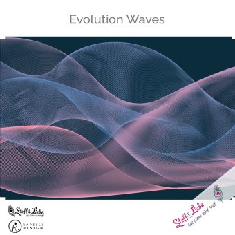 JERSEY Evolution Waves 2 - BLAU-ROSA 