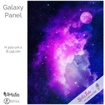 GALAXY -  2 Meter XXXL Panel PINK 