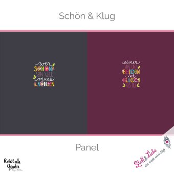 Jersey SCHÖN und KLUG - PANEL 