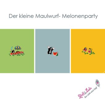 Maulwurf Melonenparty PANEL GELB 